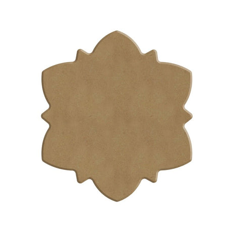 Dot Painting - Mdf - skiva - 10 cm - Anemone - 1 - Aladine - Tidformera