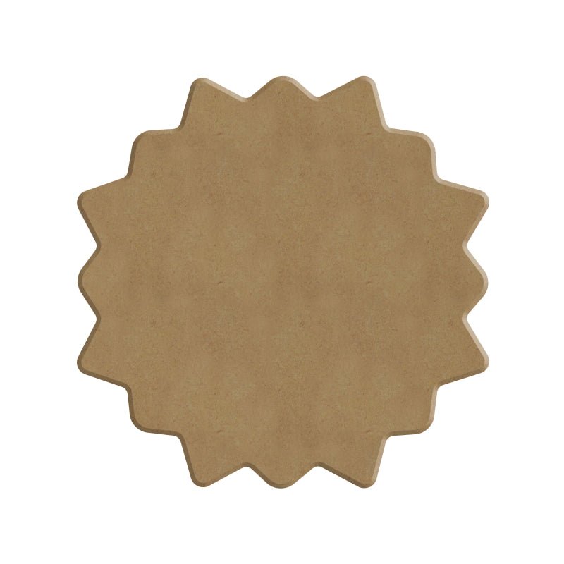 Dot Painting - Mdf - skiva - 10 cm - Soleil - 1 - Aladine - Tidformera