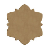 Dot Painting - Mdf - skiva och stencil - 10 cm - Anemone - 2 - Aladine - Tidformera