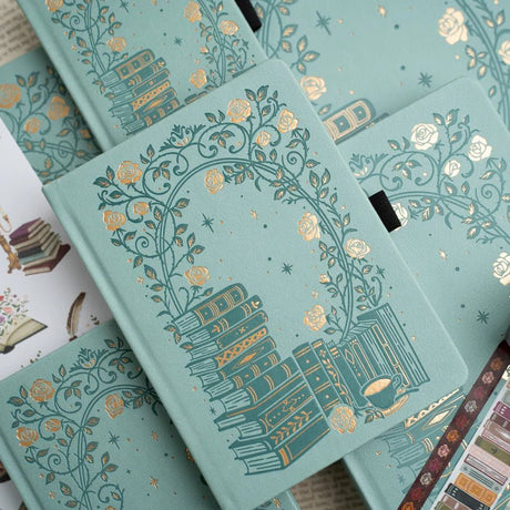 Dotted Notebook - A5 - Books of Beauty - 2 - Archer & Olive - Tidformera