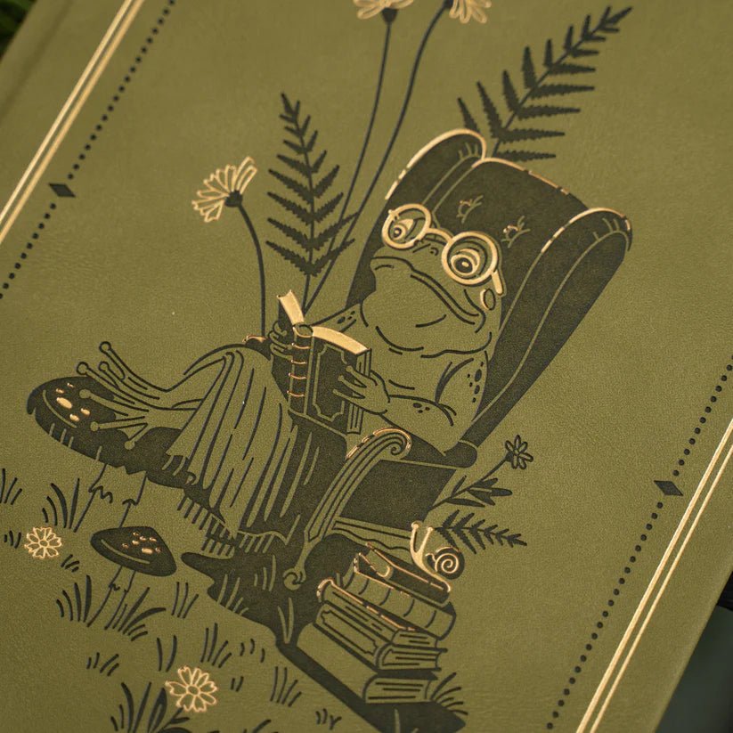 Dotted Notebook - A5 - Literary Frog - 2 - Archer & Olive - Tidformera