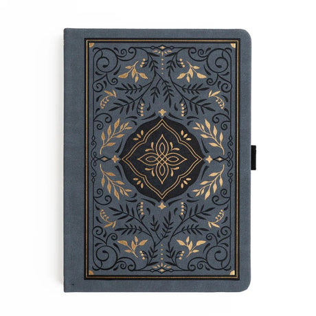 Dotted Notebook - A5 - Storybook in Navy - 1 - Archer & Olive - Tidformera