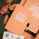 Dotted Notebook - A5 - Wildflowers Framed - 4 - Archer & Olive - Tidformera