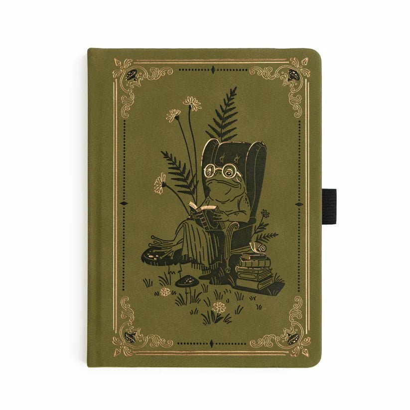 Dotted Notebook - B6 - Literary Frog - 1 - Archer & Olive - Tidformera
