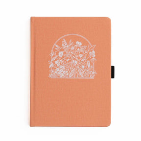 Dotted Notebook - B6 - Wildflowers Framed - 1 - Archer & Olive - Tidformera
