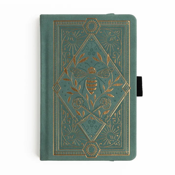 Dotted Notebook Keeper of the Bees in Soft Teal A6 - 1 - Archer & Olive - Tidformera