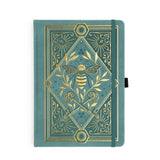 Dotted Notebook Keeper of the Bees in Soft Teal B5 - 1 - Archer & Olive - Tidformera