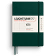 Dotted notebook Lt A5 Hård pärm 411 s - Forest Green från Leuchtturm1917 - Grön anteckningsbok - Tidformera