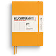 Dotted notebook Lt A5 Hård pärm 411 s - Rising Sun från Leuchtturm1917 - Gul anteckningsbok - Tidformera