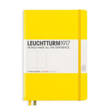 Dotted notebook Lt A5 Hård pärm Lemon från Leuchtturm1917 - Gul anteckningsbok - Tidformera