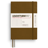 Dotted notebook Lt A5 Mjuk pärm Spicy Brown från Leuchtturm1917 - Brun anteckningsbok - Tidformera