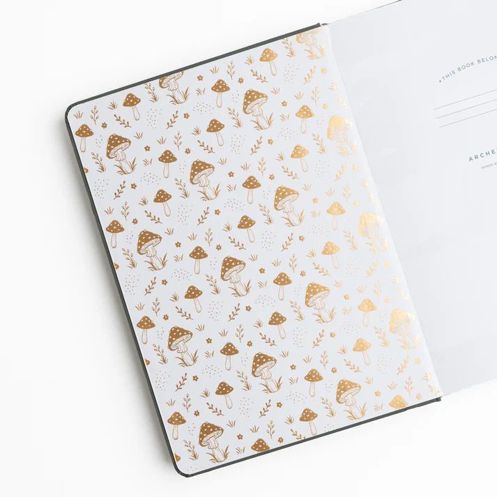 Dotted Notebook Mushrooms B5 - 3 - Archer & Olive - Tidformera