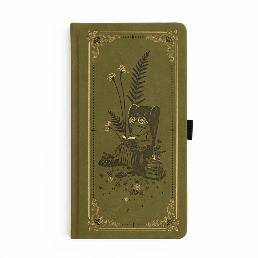 Dotted Notebook - Slim - Literary Frog - 1 - Archer & Olive - Tidformera