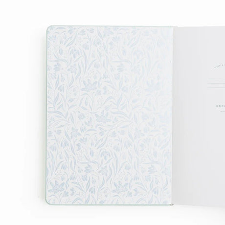 Dotted Notebook Snowdrops Slim - 5 - Archer & Olive - Tidformera