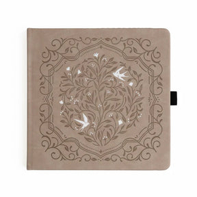 Dotted Notebook Songbird in Beige SQ - 1 - Archer & Olive - Tidformera