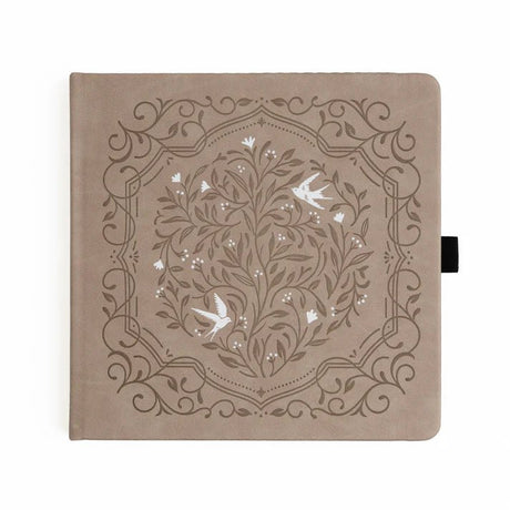 Dotted Notebook Songbird in Beige SQ - 1 - Archer & Olive - Tidformera