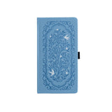 Dotted Notebook Songbird In Blue Slim - 1 - Archer & Olive - Tidformera