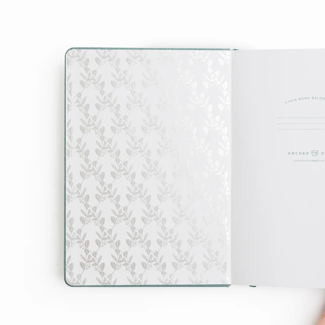 Dotted Notebook SQ - Eucalyptus - 4 - Archer & Olive - Tidformera