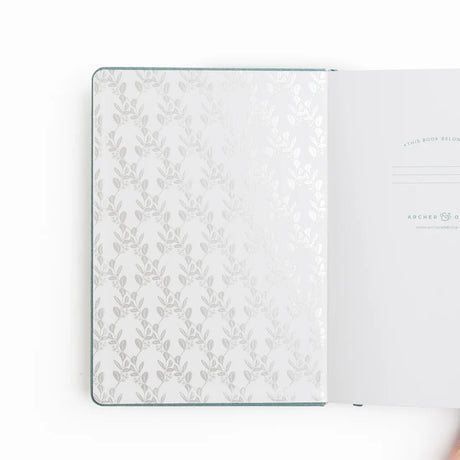 Dotted Notebook SQ - Eucalyptus - 4 - Archer & Olive - Tidformera