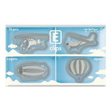 E - clips Gem i metall - Aerial vehicle - 6 - Midori - Tidformera