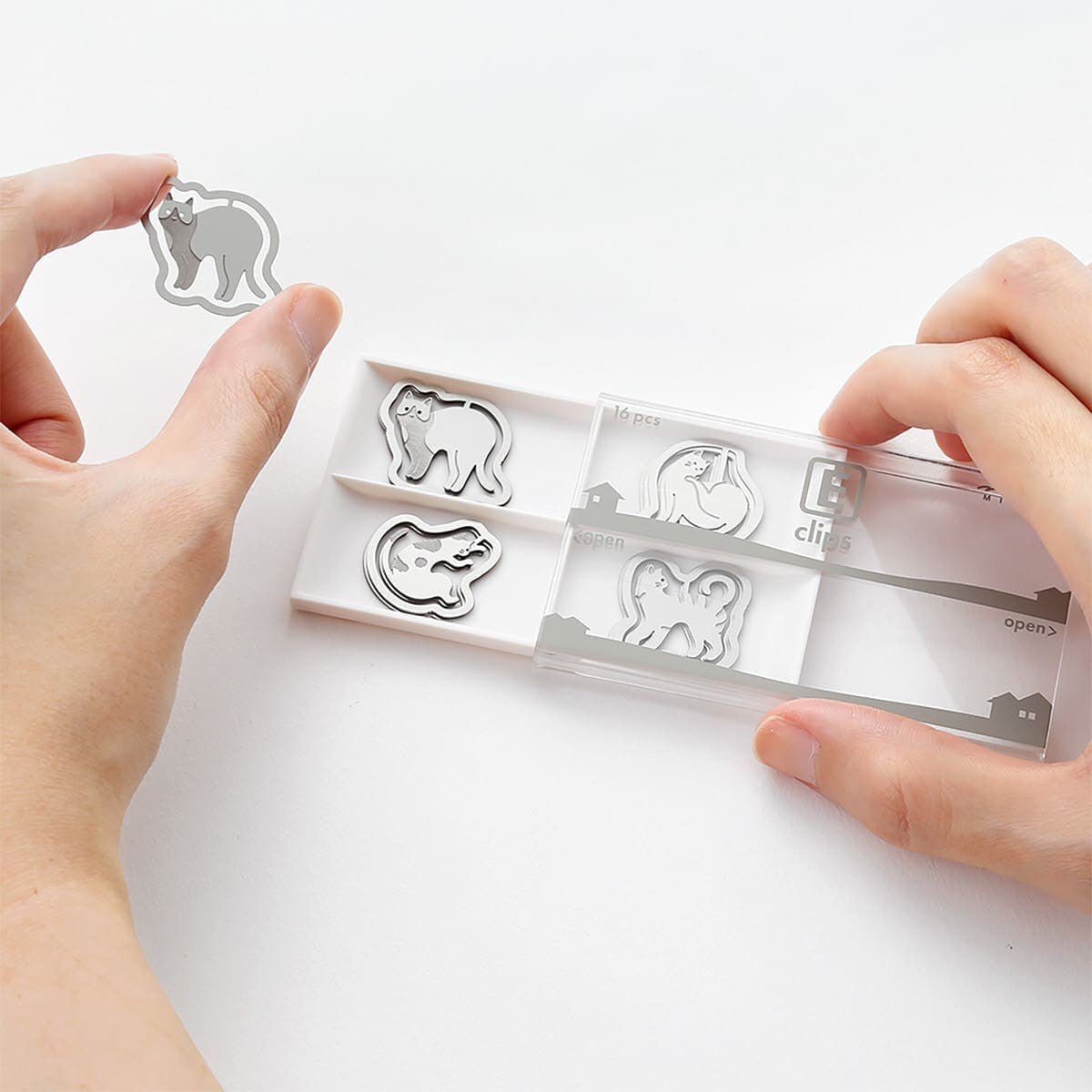 E - clips Gem i metall - Cats - 2 - Midori - Tidformera