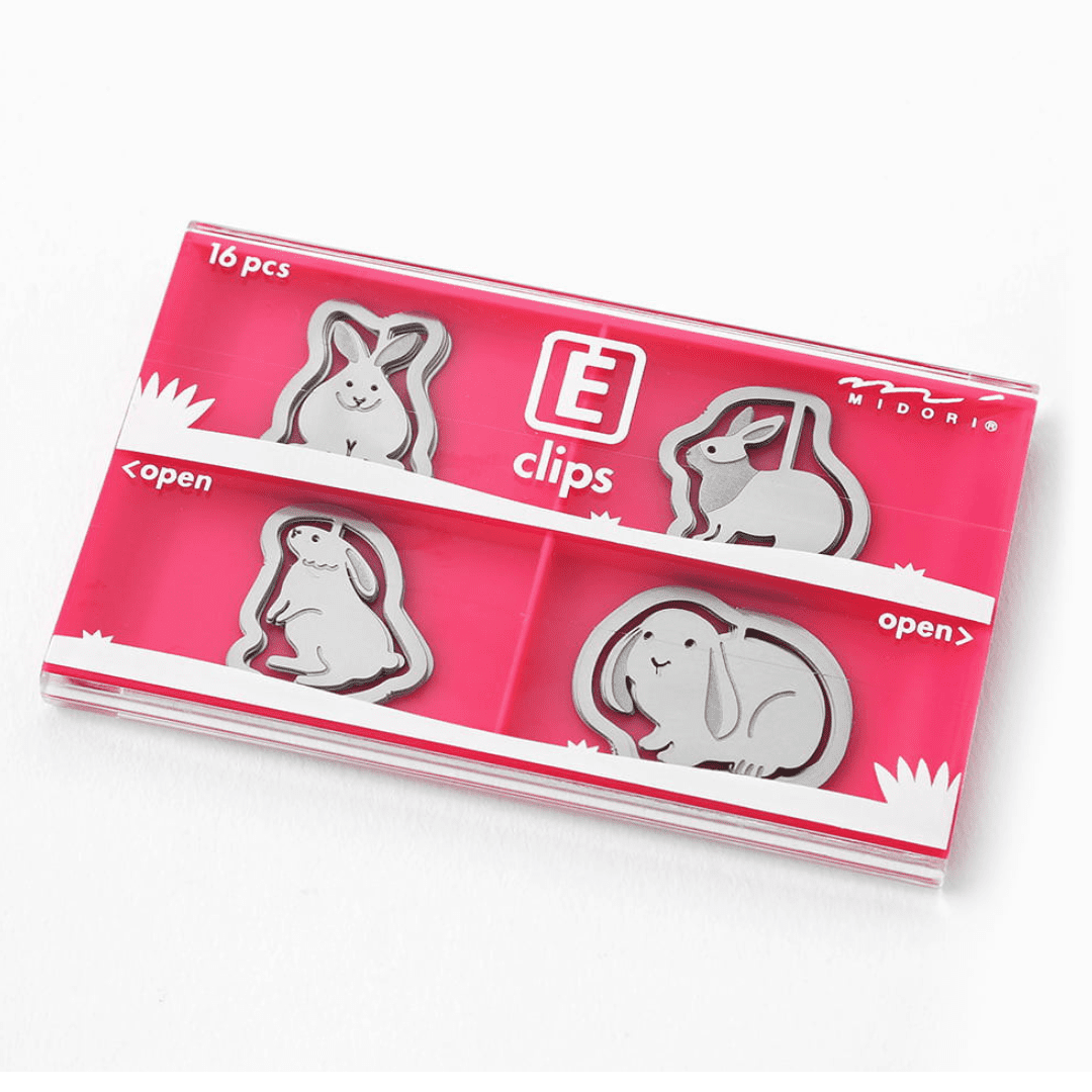 E - clips Gem Rabbit - 6 - Midori - Tidformera