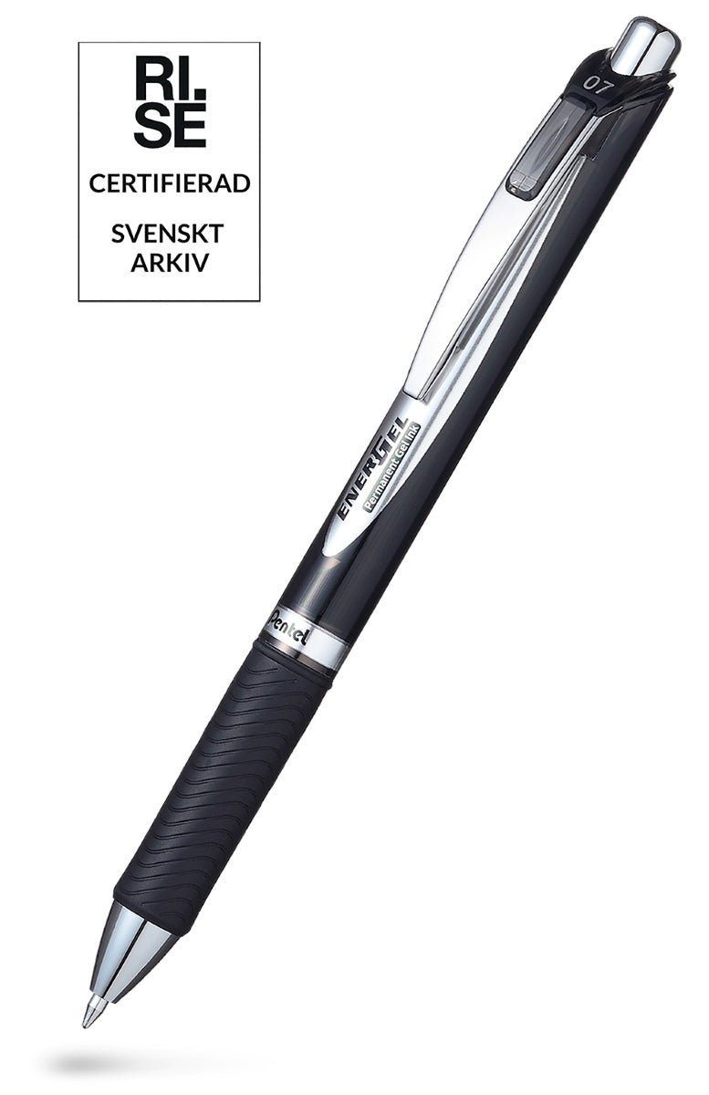 EnerGel 0,7 - Permanent - Black - 1 - Pentel - Tidformera