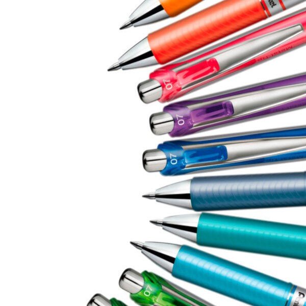EnerGel Rollerballpenna 07 - Coral - 3 - Pentel - Tidformera