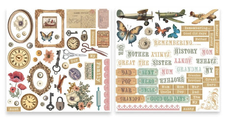 Ephemera Pack - Remembering - 2 - Arden Creative Studio - Tidformera
