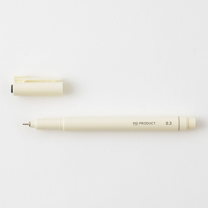 Fineliner MD Drawing Pen Black - 0,3 - 1 - Midori - Tidformera