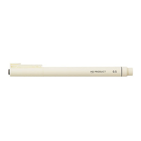 Fineliner MD Drawing Pen Black - 0,5 - 6 - Midori - Tidformera