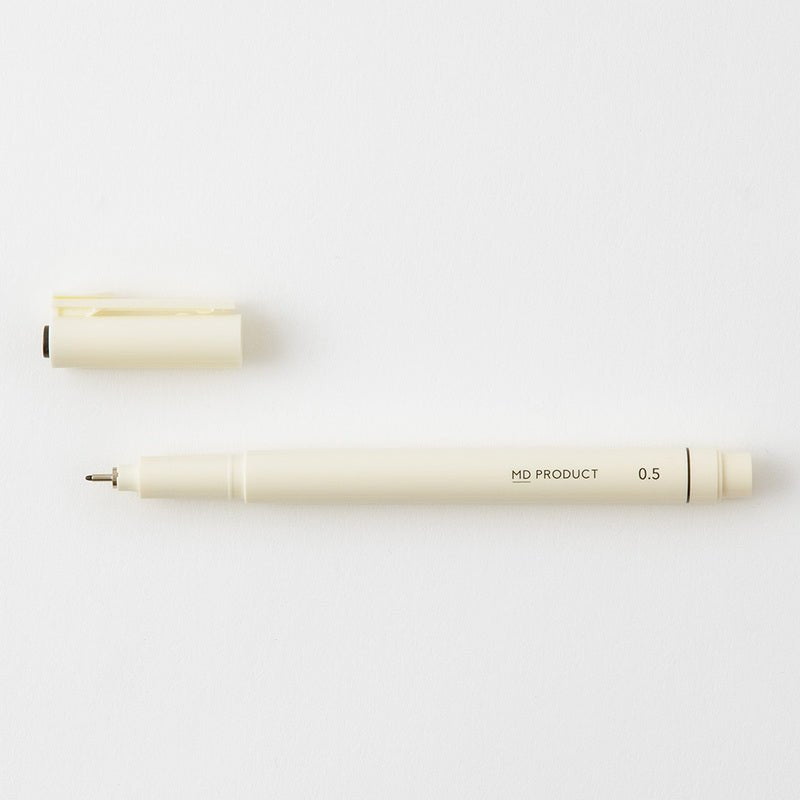 Fineliner MD Drawing Pen Black - 0,5 - 3 - Midori - Tidformera