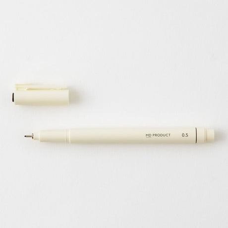 Fineliner MD Drawing Pen Black - 0,5 - 3 - Midori - Tidformera