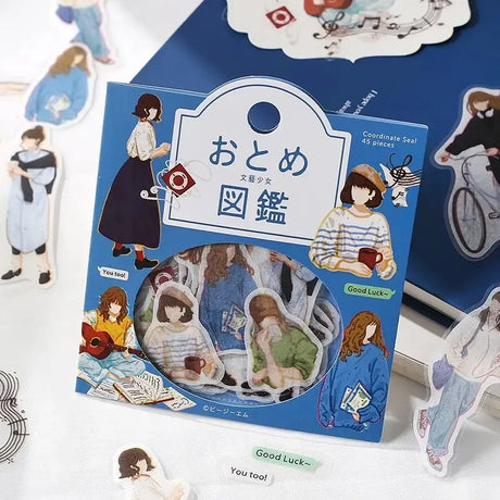Flake stickers Coordinate - Otome Zukan - Bungei Shoujo - 5 - BGM - Tidformera