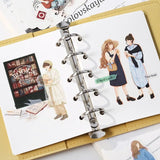 Flake stickers Coordinate - Otome Zukan - Bungei Shoujo - 4 - BGM - Tidformera