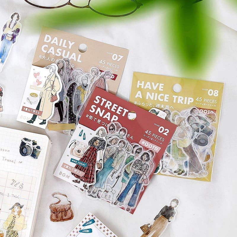 Flake stickers Coordinate - Today's Me - Snapshot - 4 - BGM - Tidformera