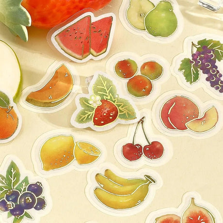Flake stickers - Ippai - Fruits are all over the place! - 3 - BGM - Tidformera