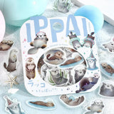 Flake stickers - Ippai - Full of sea otters! - 1 - BGM - Tidformera