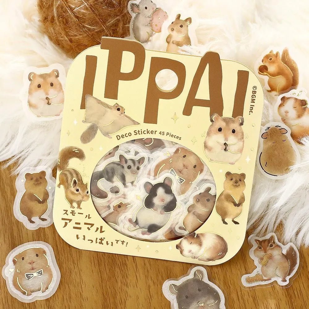 Flake stickers - Ippai - Small Animals are all over the place! - 1 - BGM - Tidformera