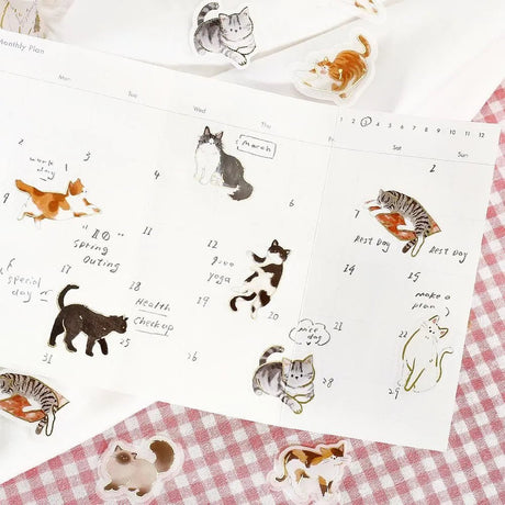 Flake stickers - Ippai - There are a lot of cats - 3 - BGM - Tidformera