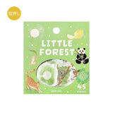 Flake stickers Little Forest - Green - 1 - BGM - Tidformera