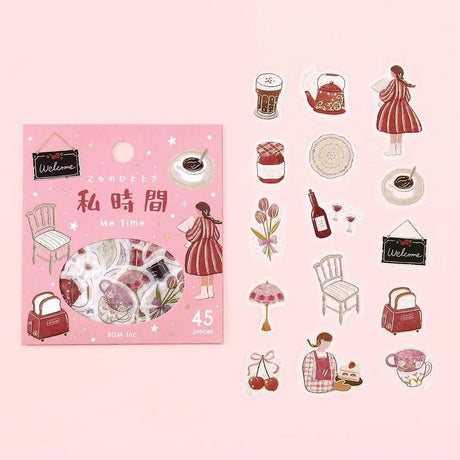Flake stickers - Maiden's Moment - Me Time - 5 - BGM - Tidformera