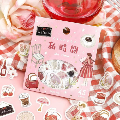 Flake stickers - Maiden's Moment - Me Time - 3 - BGM - Tidformera