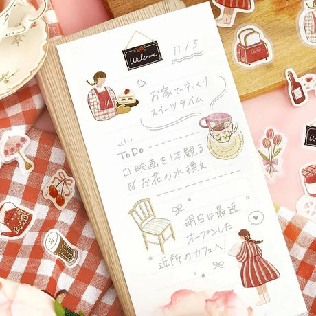 Flake stickers - Maiden's Moment - Me Time - 4 - BGM - Tidformera