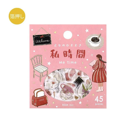 Flake stickers - Maiden's Moment - Me Time - 1 - BGM - Tidformera