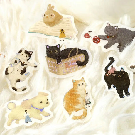 Flake stickers - Petit Story - Animal - 4 - BGM - Tidformera