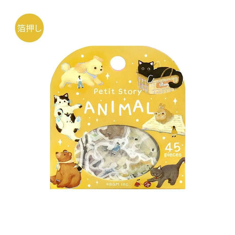 Flake stickers - Petit Story - Animal - 1 - BGM - Tidformera