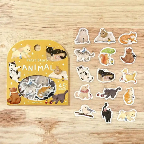 Flake stickers - Petit Story - Animal - 5 - BGM - Tidformera