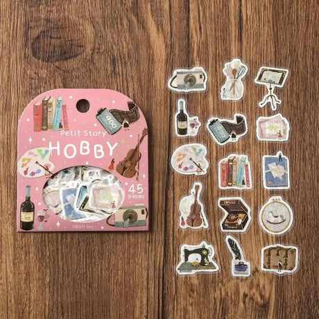 Flake stickers - Petit Story - Hobby - 2 - BGM - Tidformera