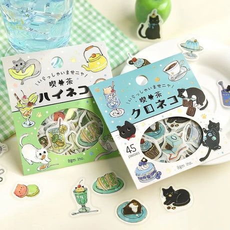 Flake stickers - Welcome Meow! - Kuroneko - 6 - BGM - Tidformera